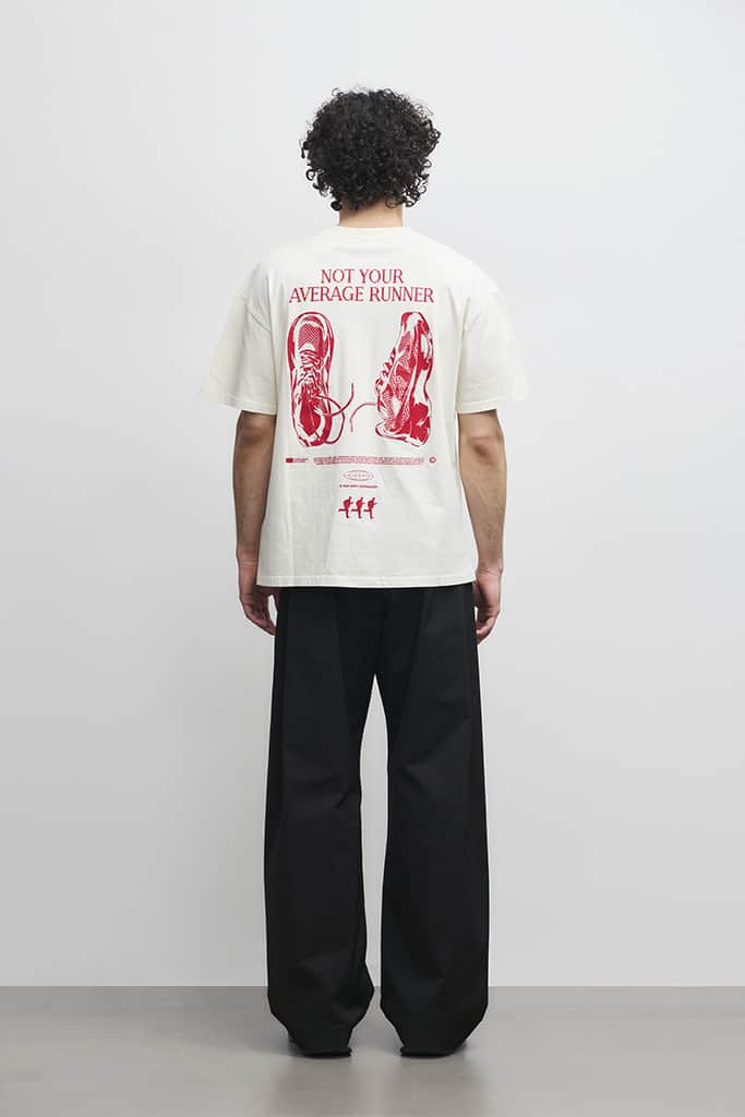 ARKK Apparel ARKK Boxy Tee 5.0 | Antique White Red T-Shirt
